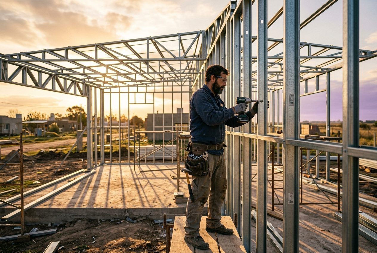 Steel Frame — Construcción de Viviendas en Seco