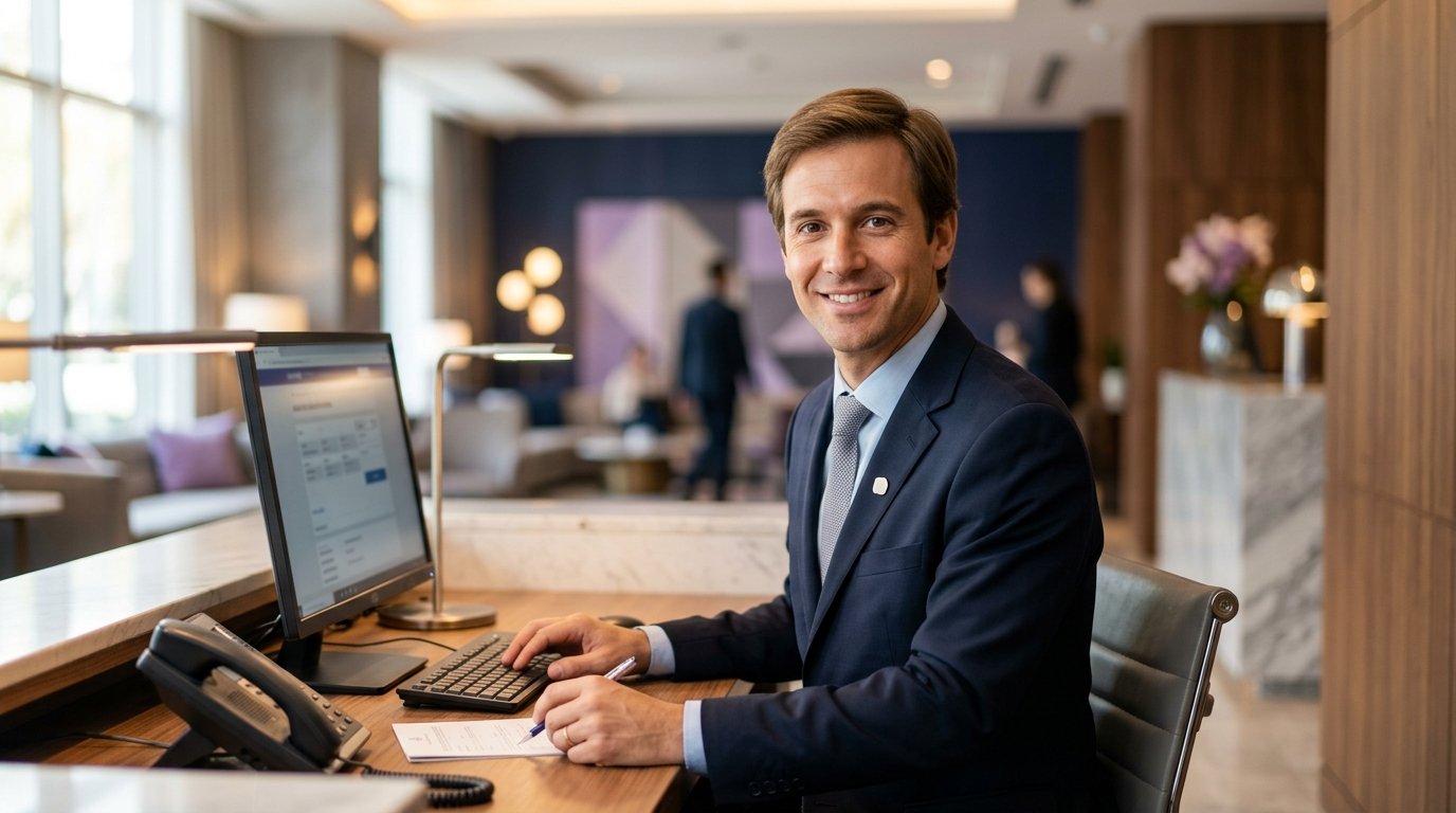 Recepcionista de Hotel y Alojamientos Turísticos